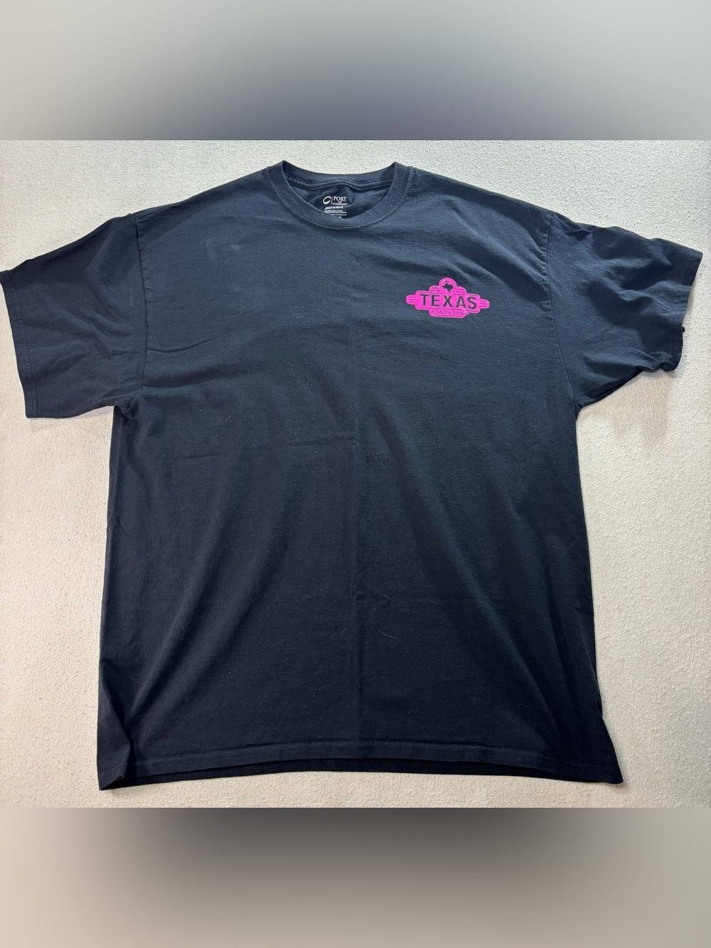 Texas Roadhouse Stompin Out Breast Cancer T Shirt Black Pink Graphic Tee XL